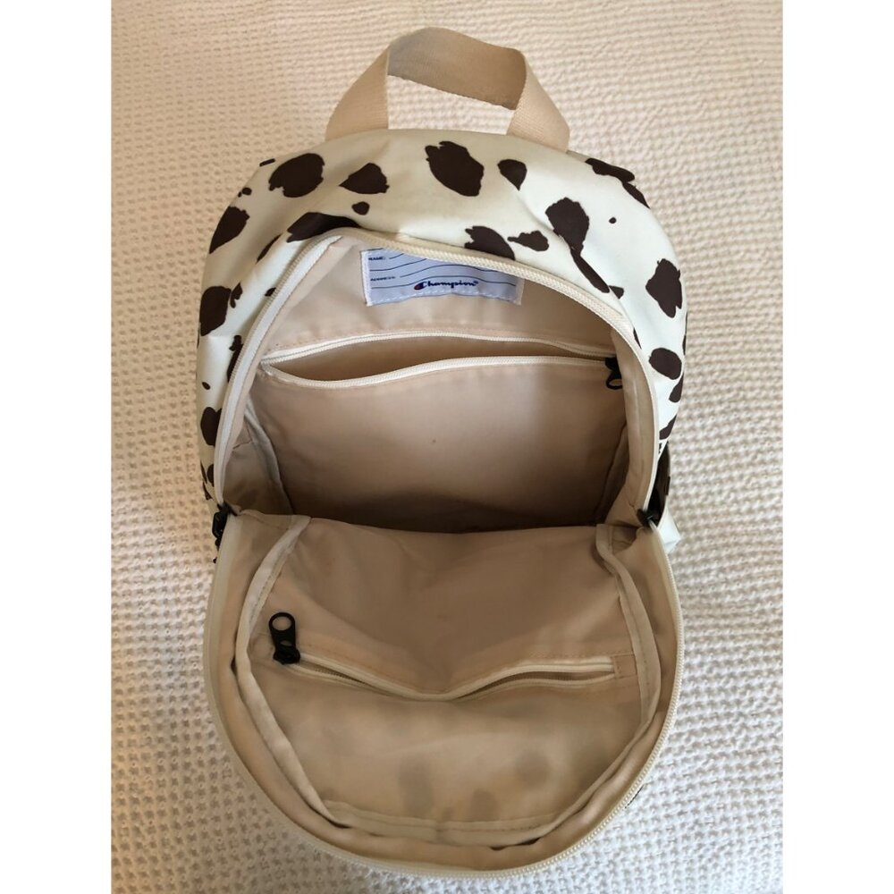 Champion Urban Outfitters Supercize Mini Cow Print Backpack 15" - Picture 8 of 9